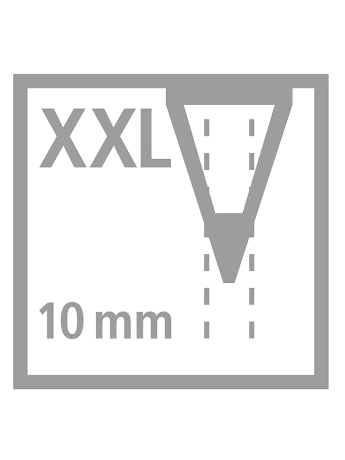 XXL-Buntstifte "Woody 3in1 - Pastel" - 6 Stück+Spitzer