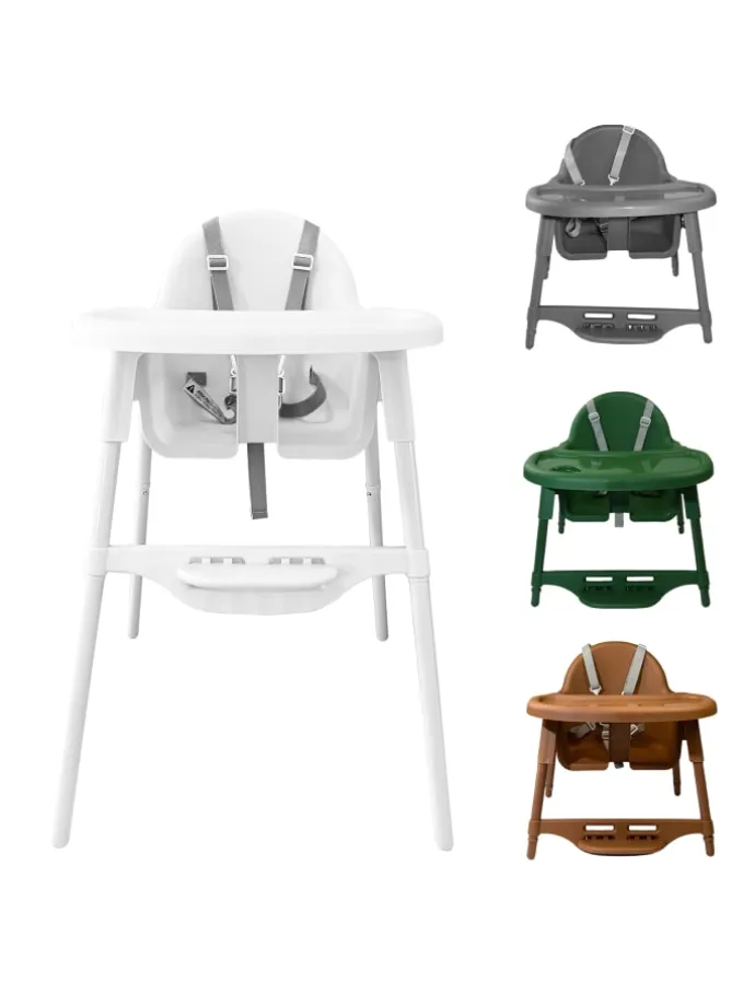 Yalion Hochstuhl für Babys, höhenverstellbar, abnehmbares Tablett