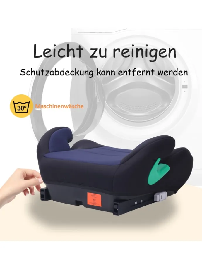 YALION Kindersitzerhöhung mit ISOFIX – ECE R129 (i-Size)Autositzerhöhung