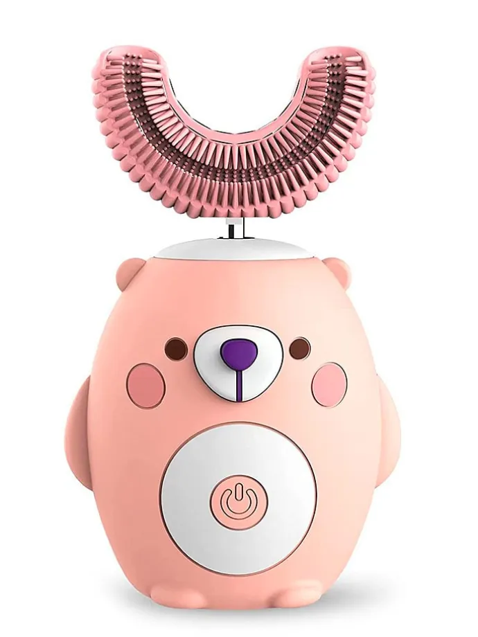 Zahnbürste in Rosa