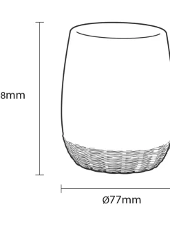 Zahnputzbecher in Weiß - (H)9,8 cm