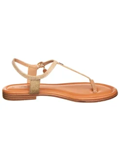 Zehensandalen in Gold