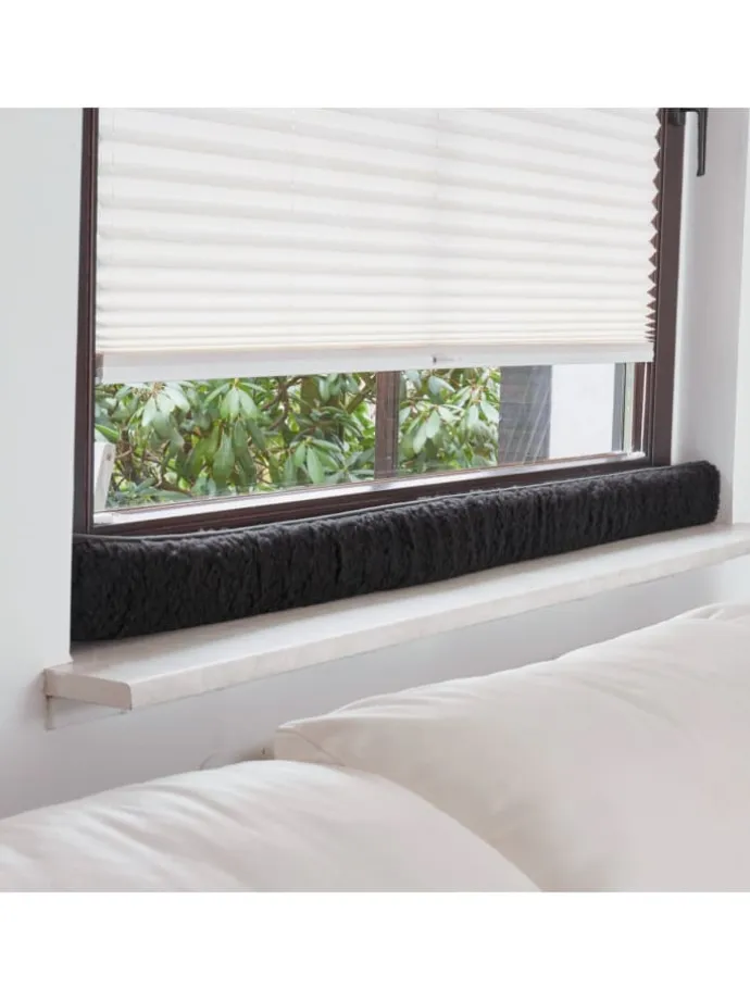 Zugluftstopper Fenster 2er-Pack in anthrazit
